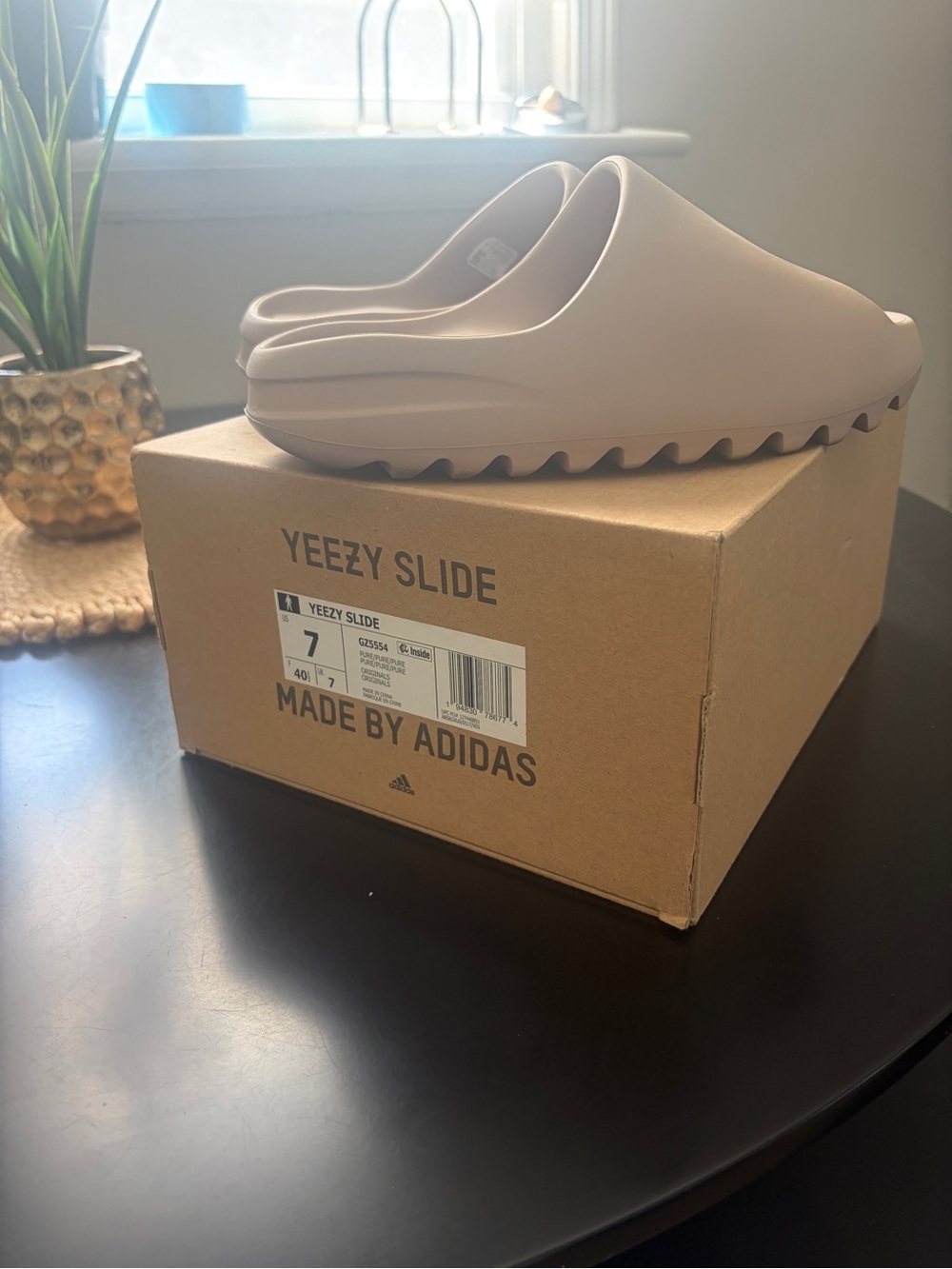 adidas Yeezy Slide men pure Slip-On Sandals